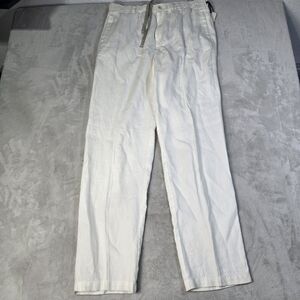 NWT Tommy Bahama Relax New Linen On The Beach White Coastal Sz Lg